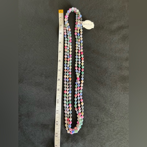 Agate and Hematite Necklace and Bracelet Set - Picture 5 of 6